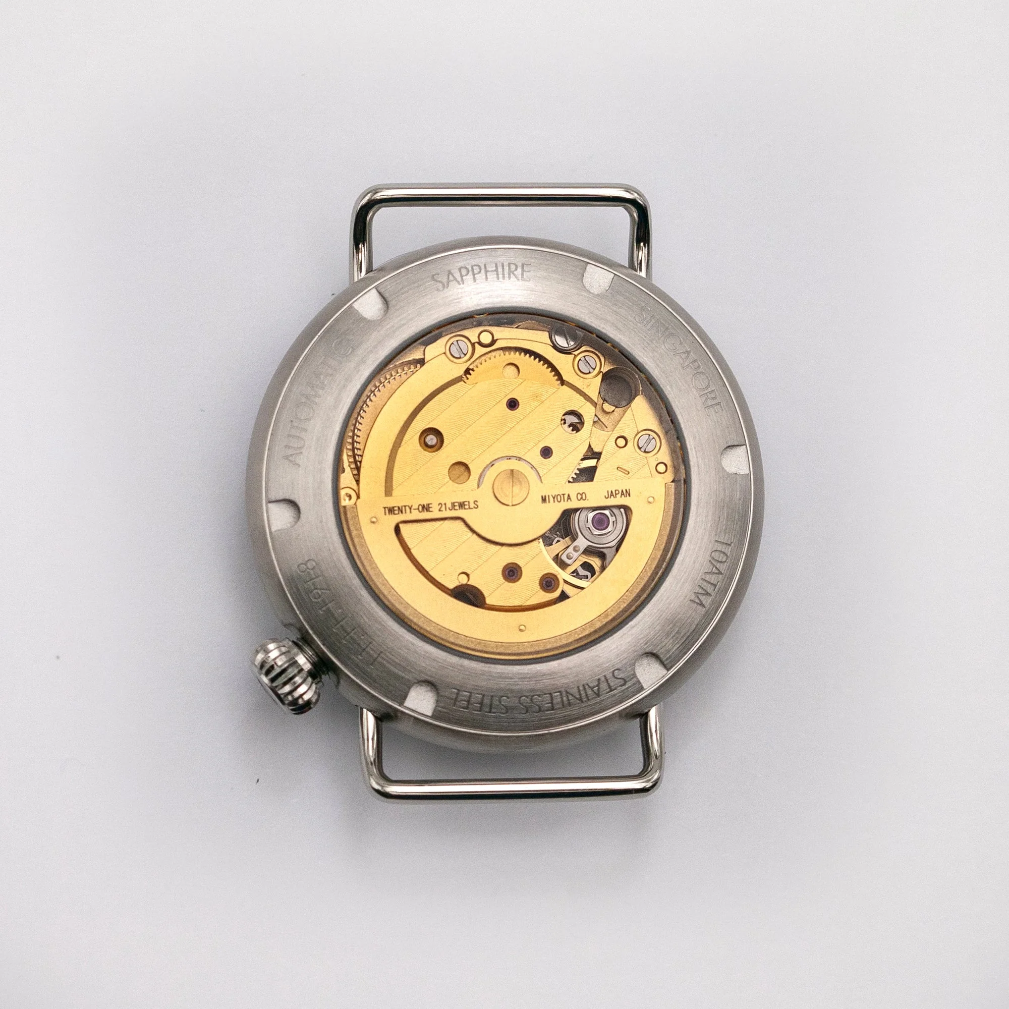 Vario 1918 Trench/Medic Watch Sapphire Exhibition Caseback