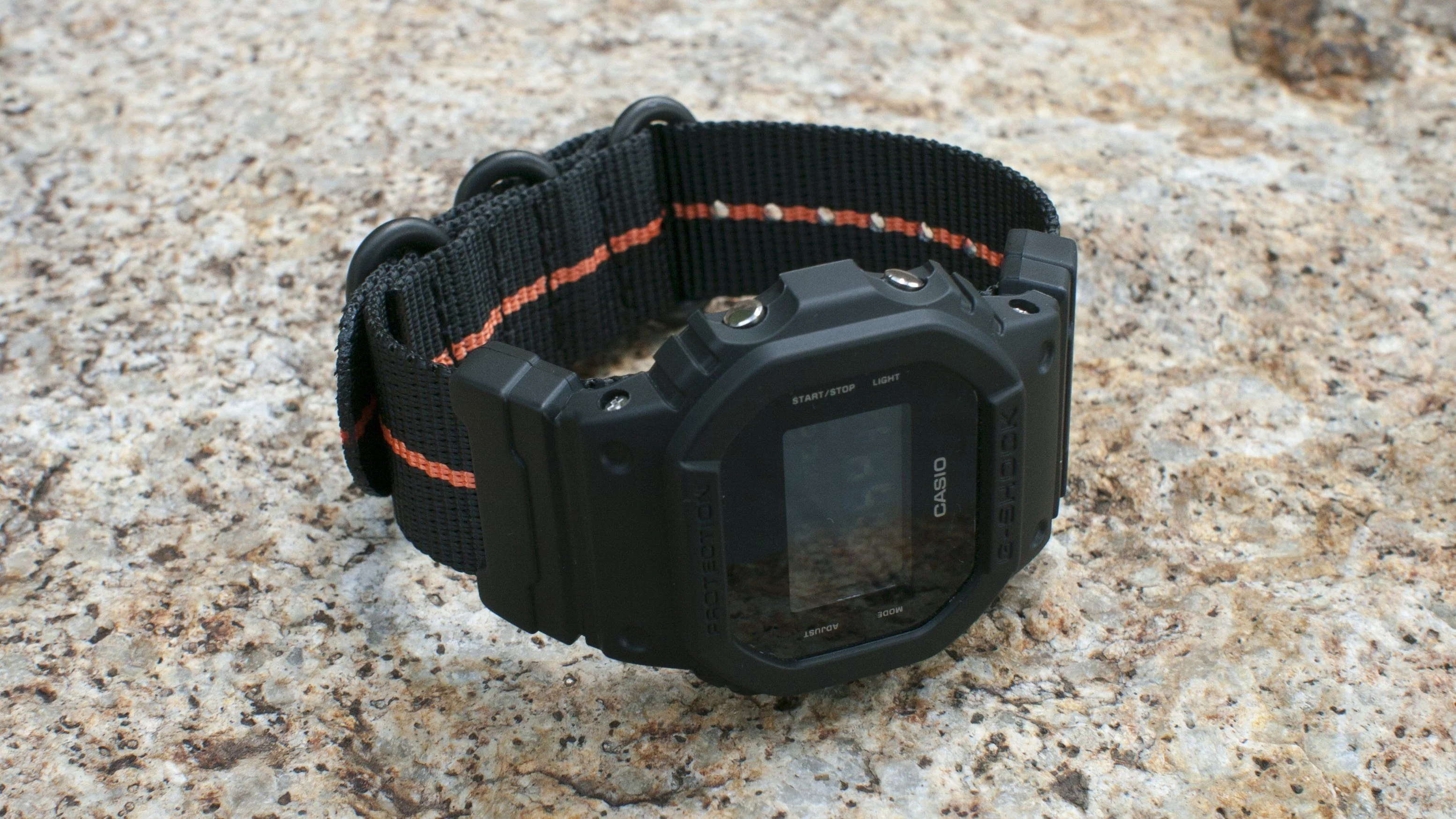 Ballistic Nylon Fire Divider Watch Strap with Casio® G-Shock Compatible Adapter and Spring Bar Tool - Image 3