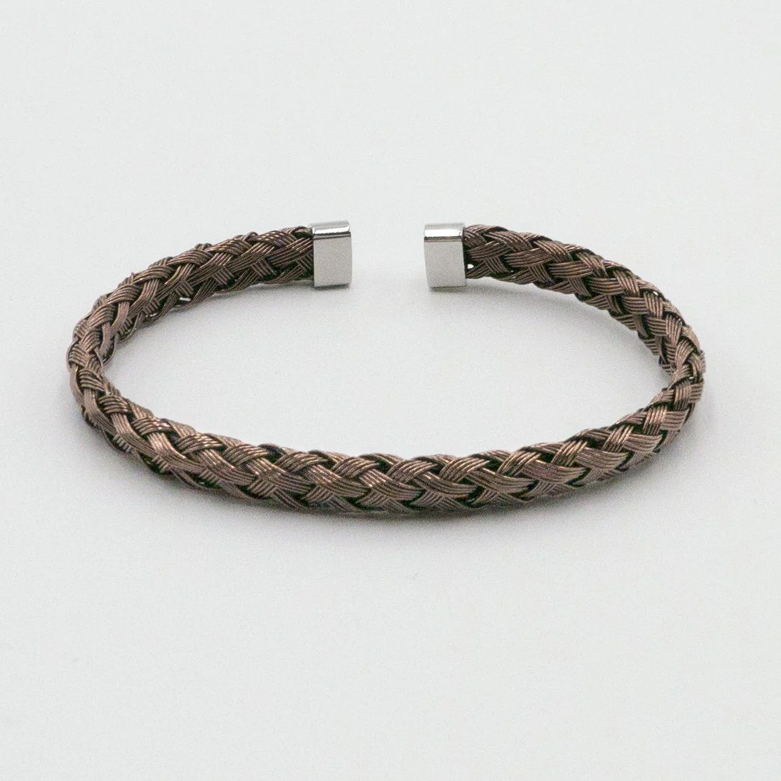 Bronze Woven Stainless Steel Mesh Bracelet