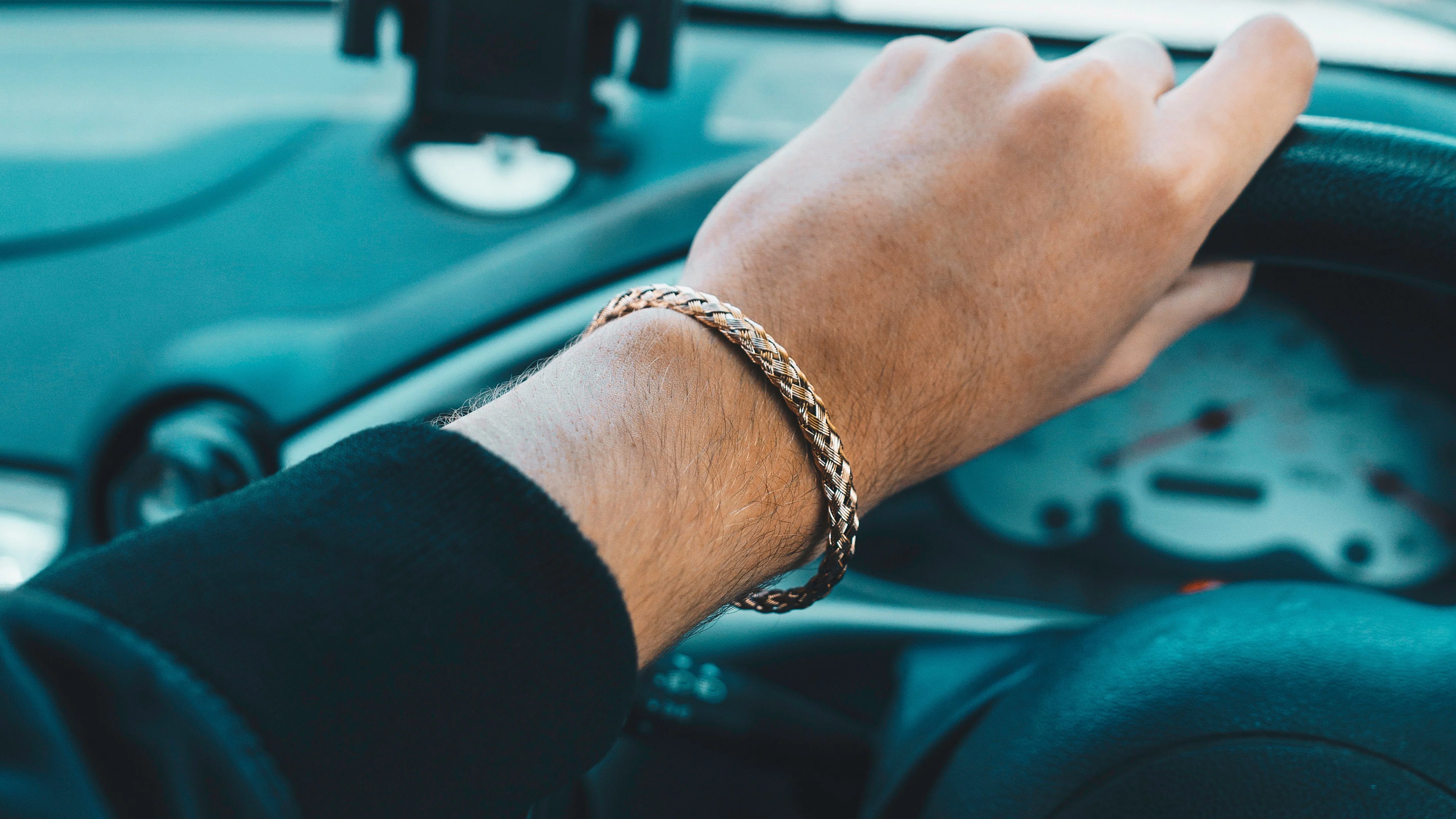 Bronze Woven Stainless Steel Mesh Bracelet - Image 5