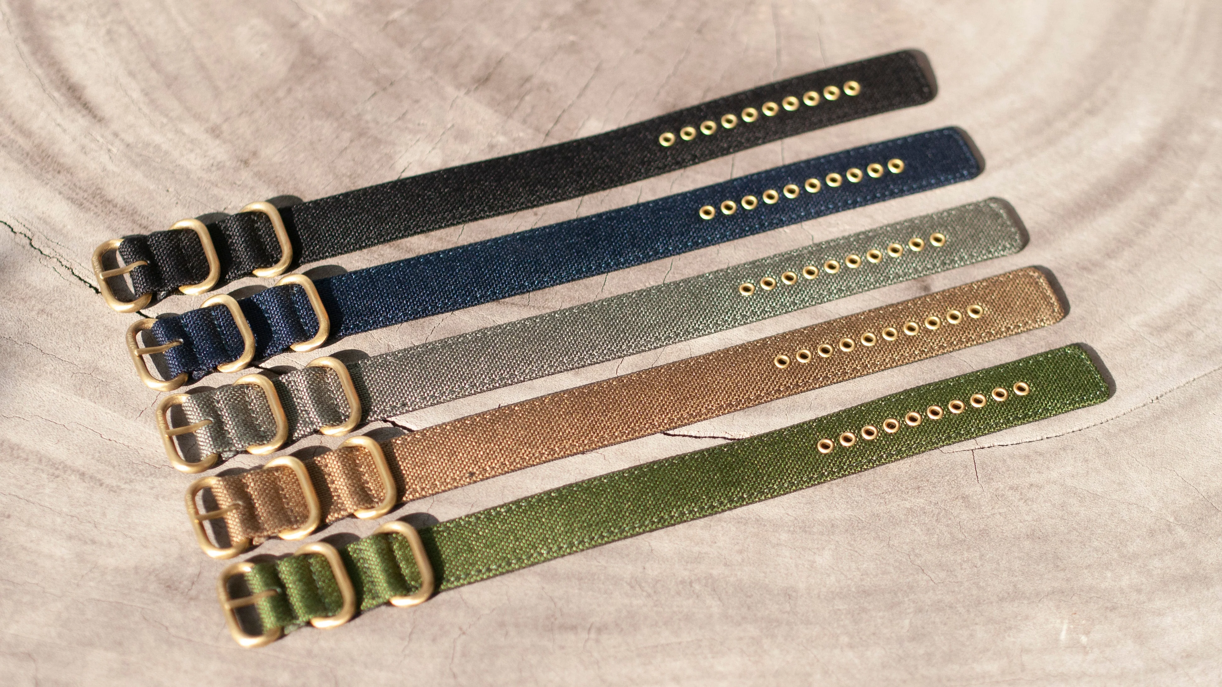 Cordura® Olive Green Watch Strap - Image 3