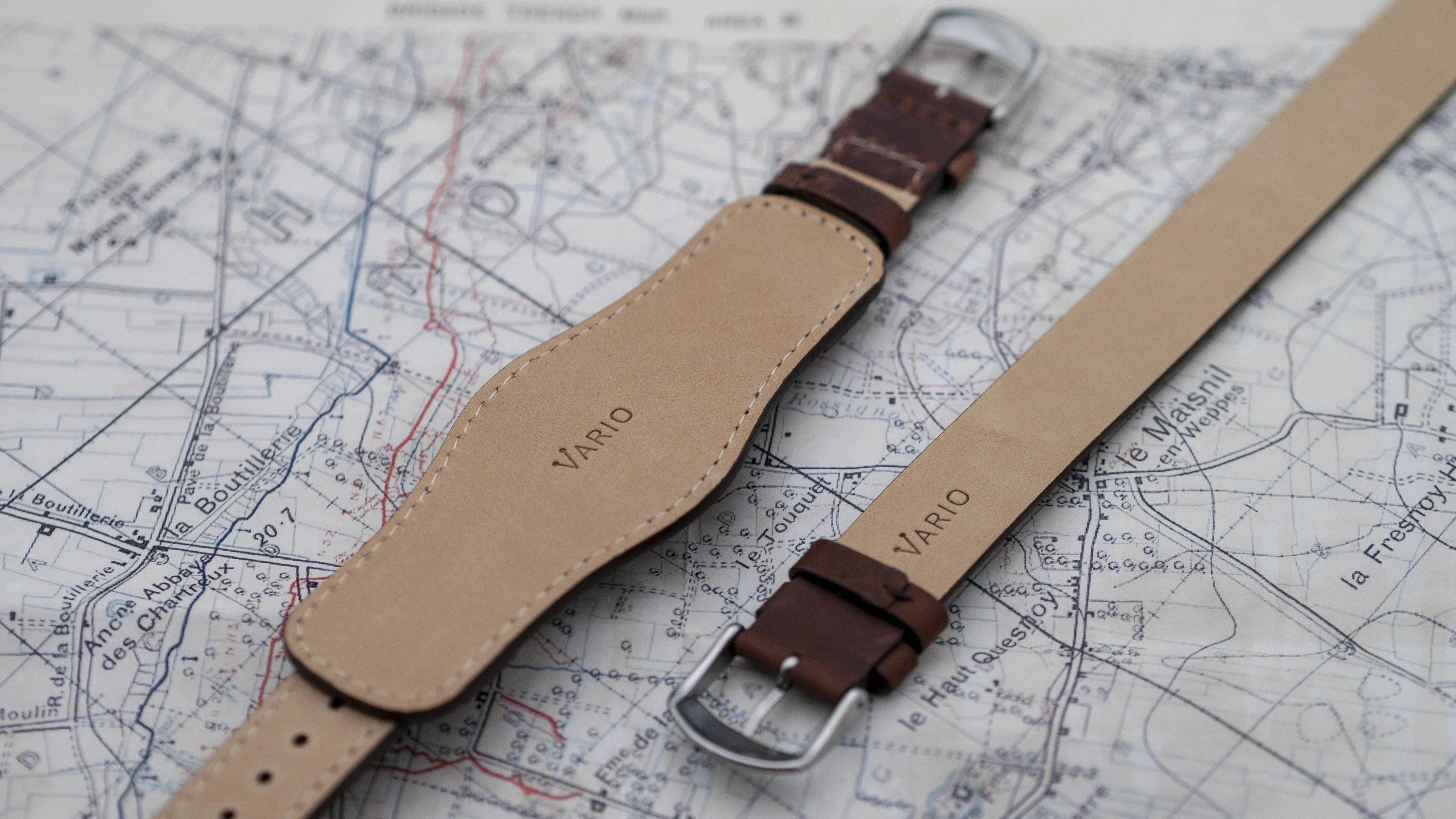 Crazy Horse Camel Brown Bund Watch Strap - Image 2