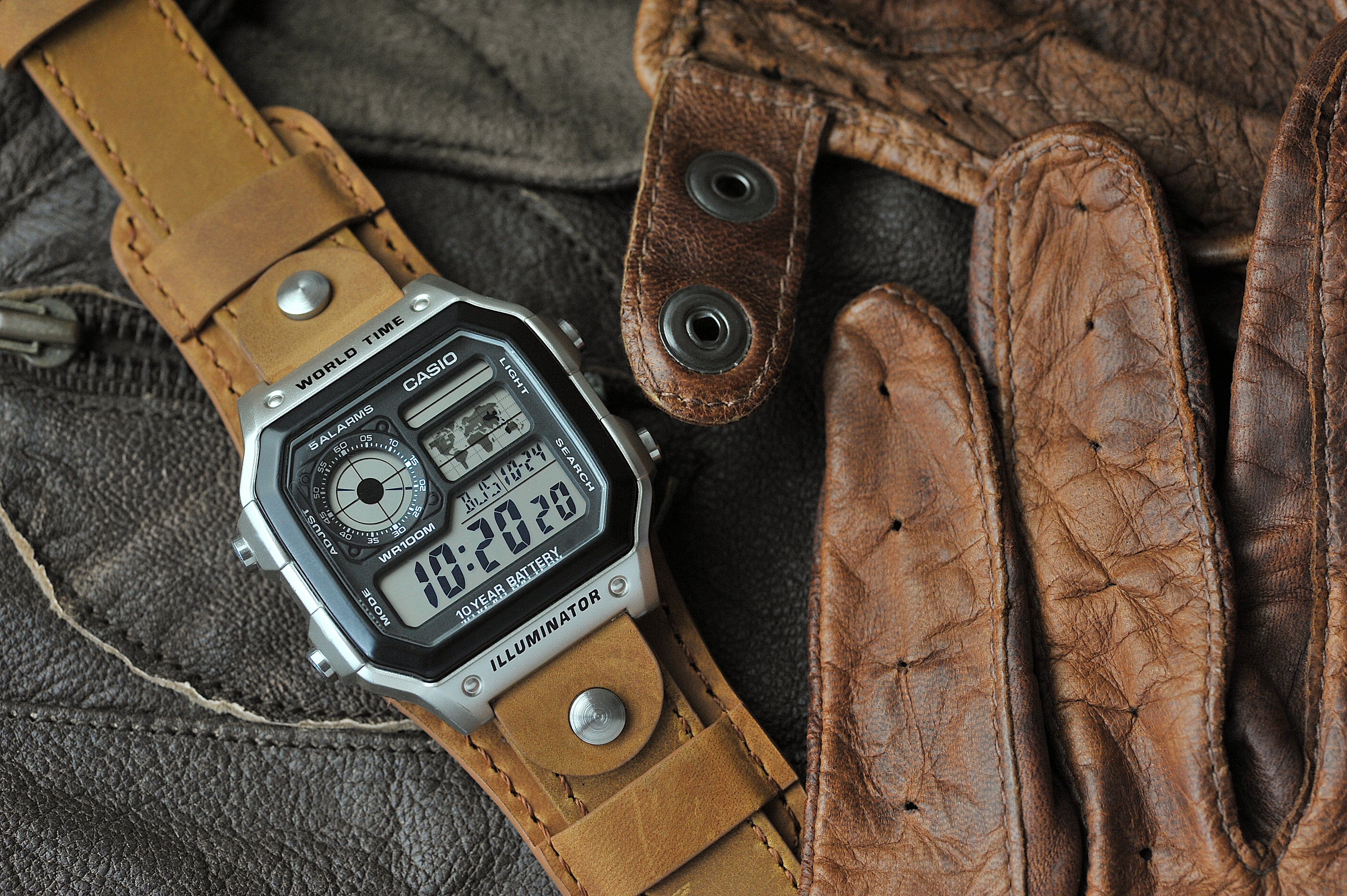 Crazy Horse Camel Brown Bund Watch Strap - Image 3