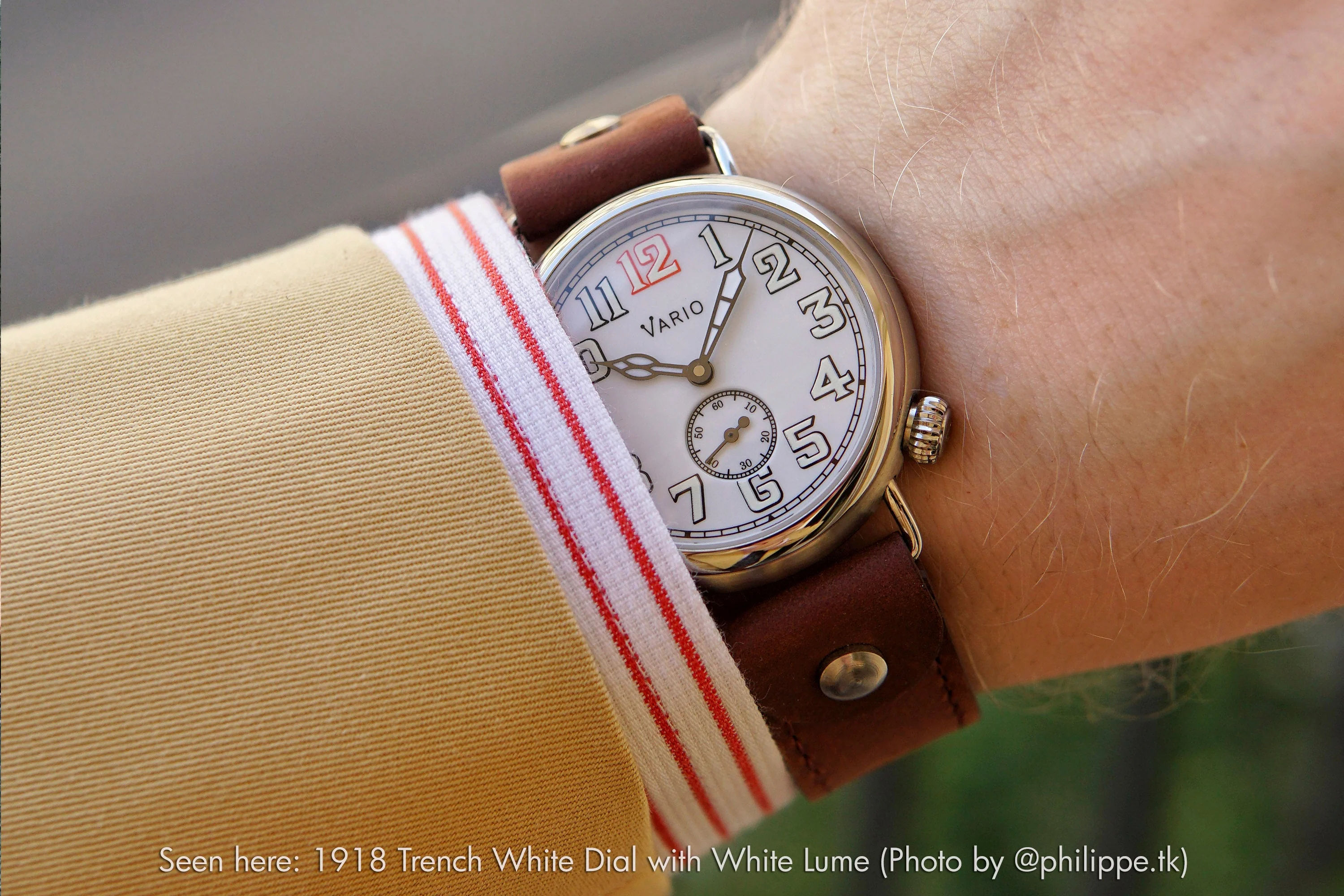 Crazy Horse Camel Brown Bund Watch Strap - Image 8