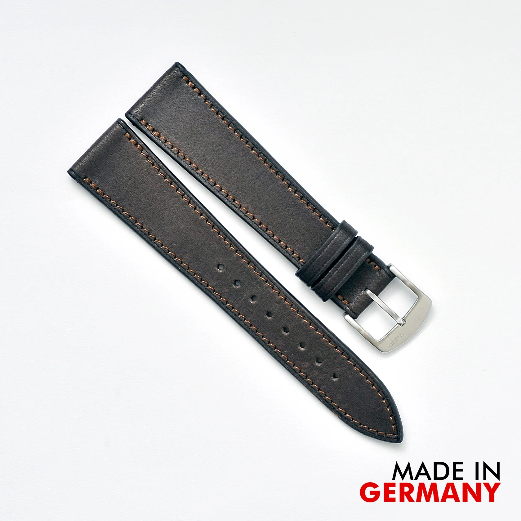 Novonappa® Leather Walnut Brown Hand Crafted Watch Strap