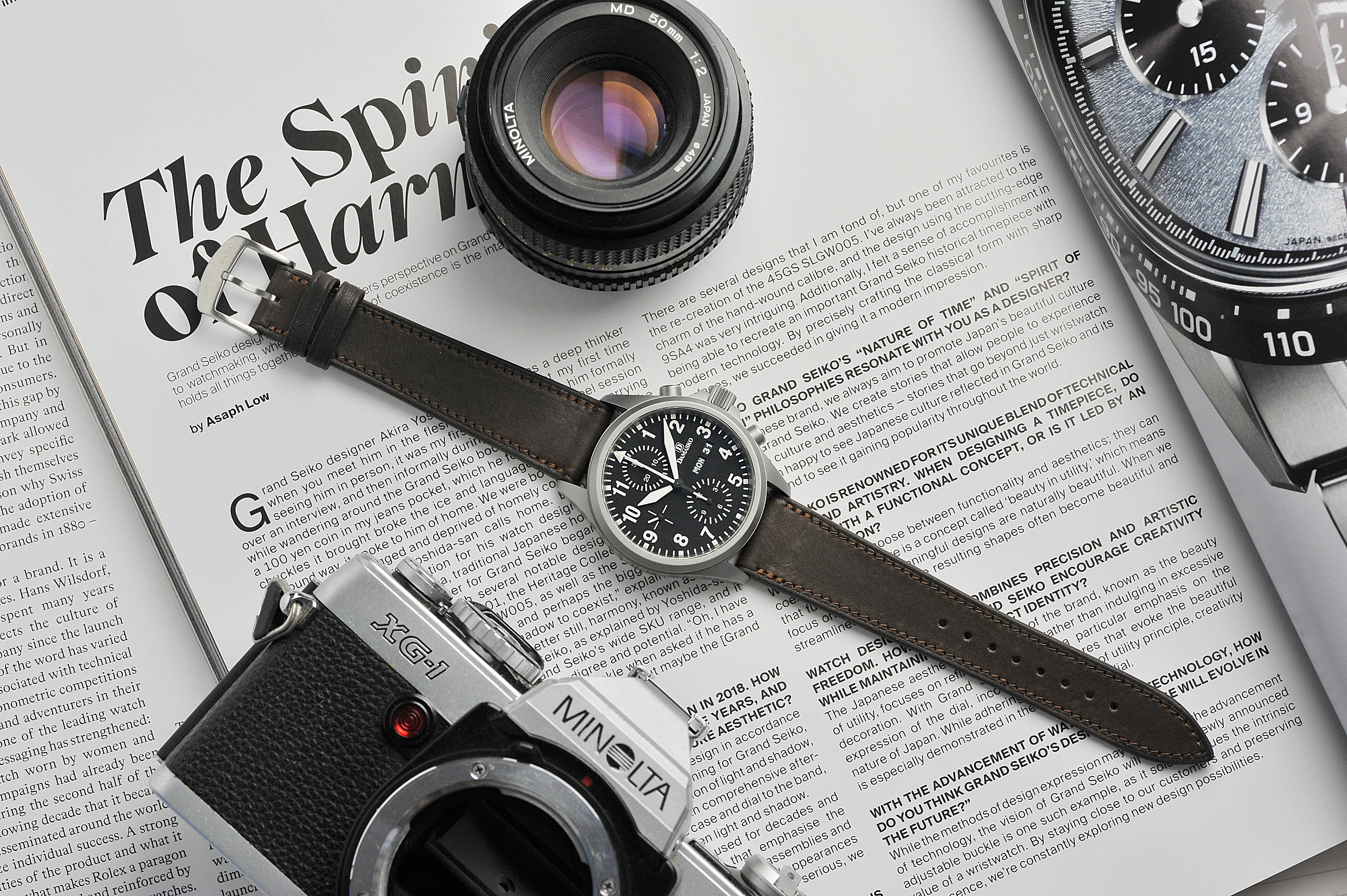 Novonappa® Leather Walnut Brown Hand Crafted Watch Strap - Image 3