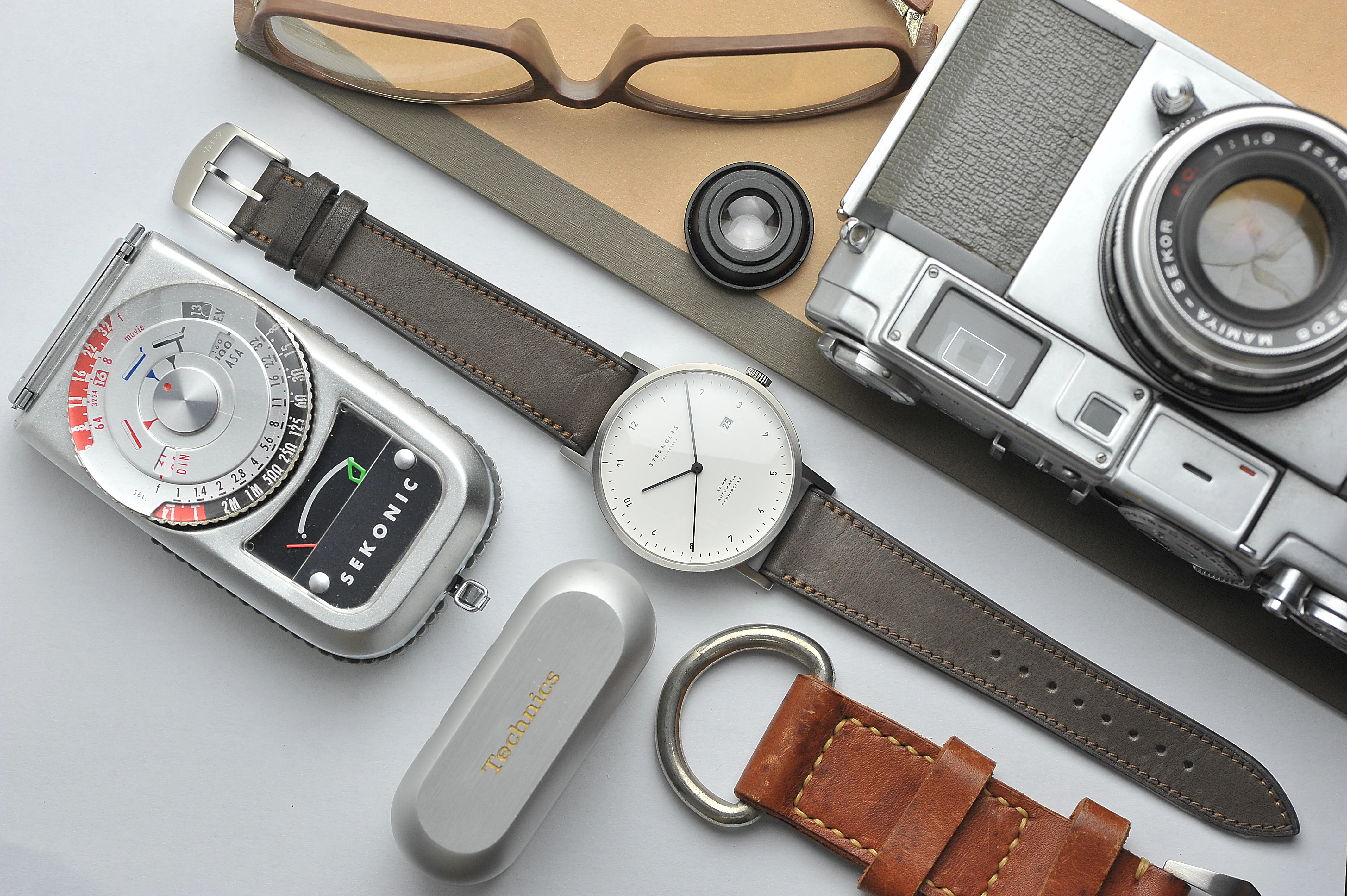Novonappa® Leather Walnut Brown Hand Crafted Watch Strap - Image 4