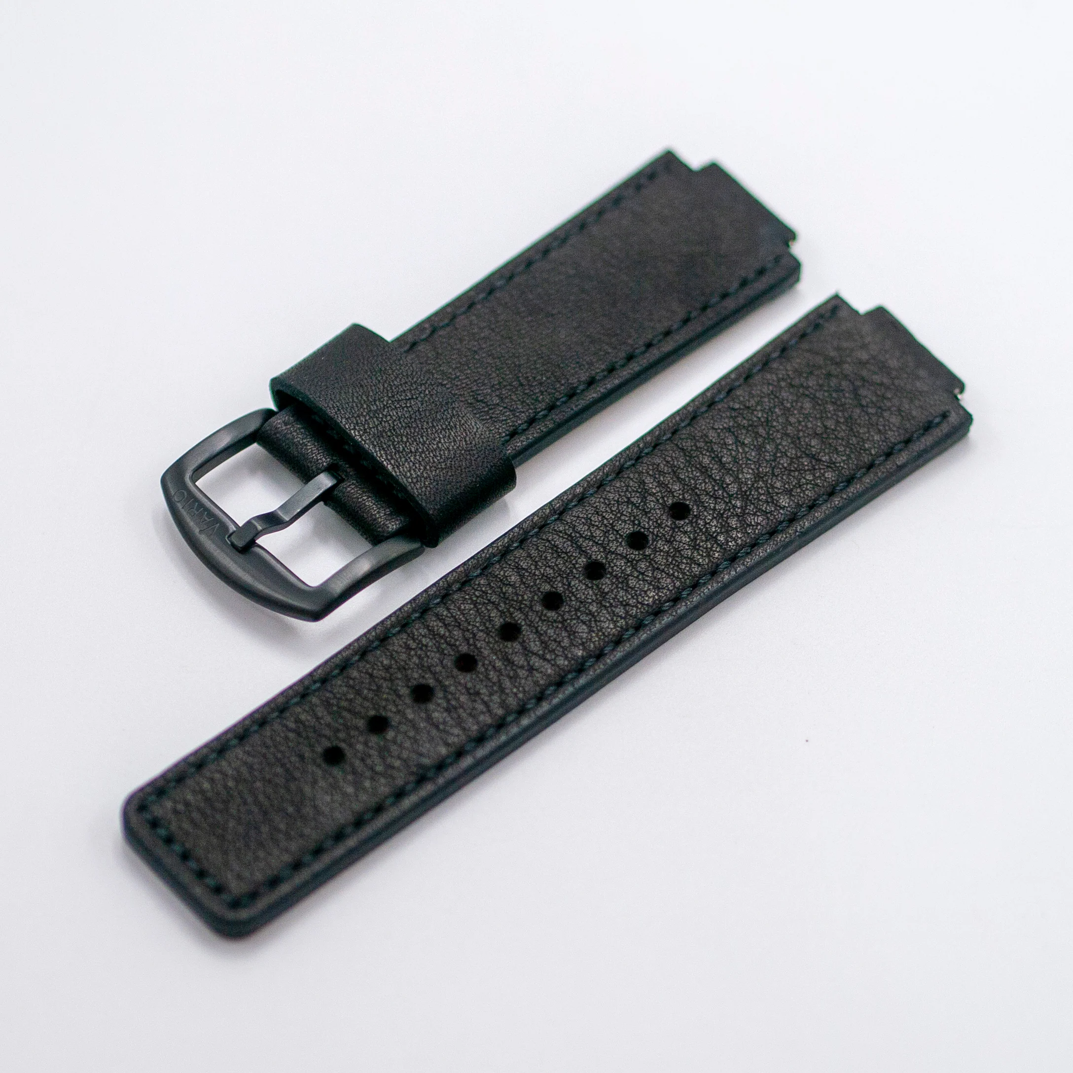 Performance Leather Water Resistant Coal Black Casio® G-Shock Replacement Watch Strap