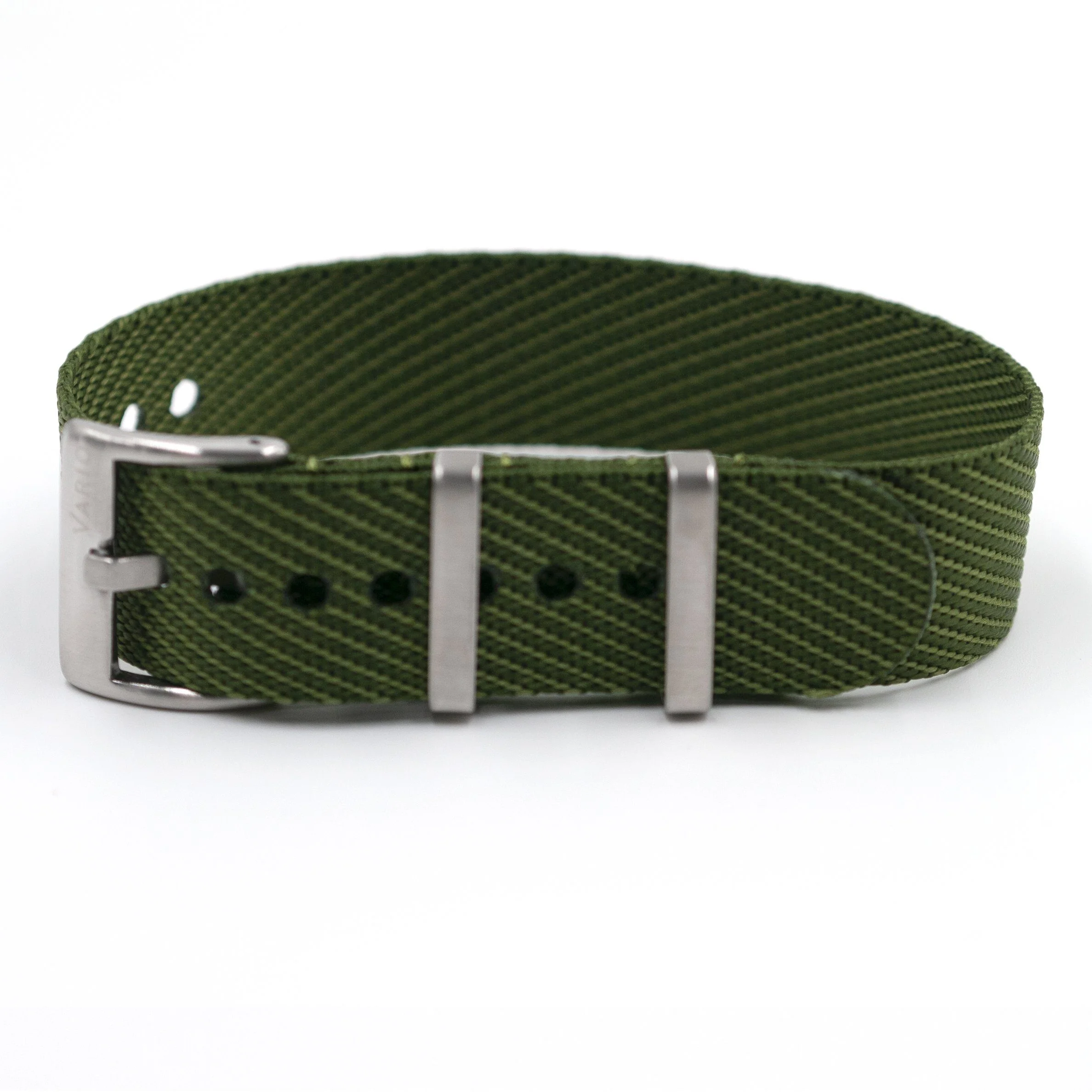 Twill Olive Green Watch Strap