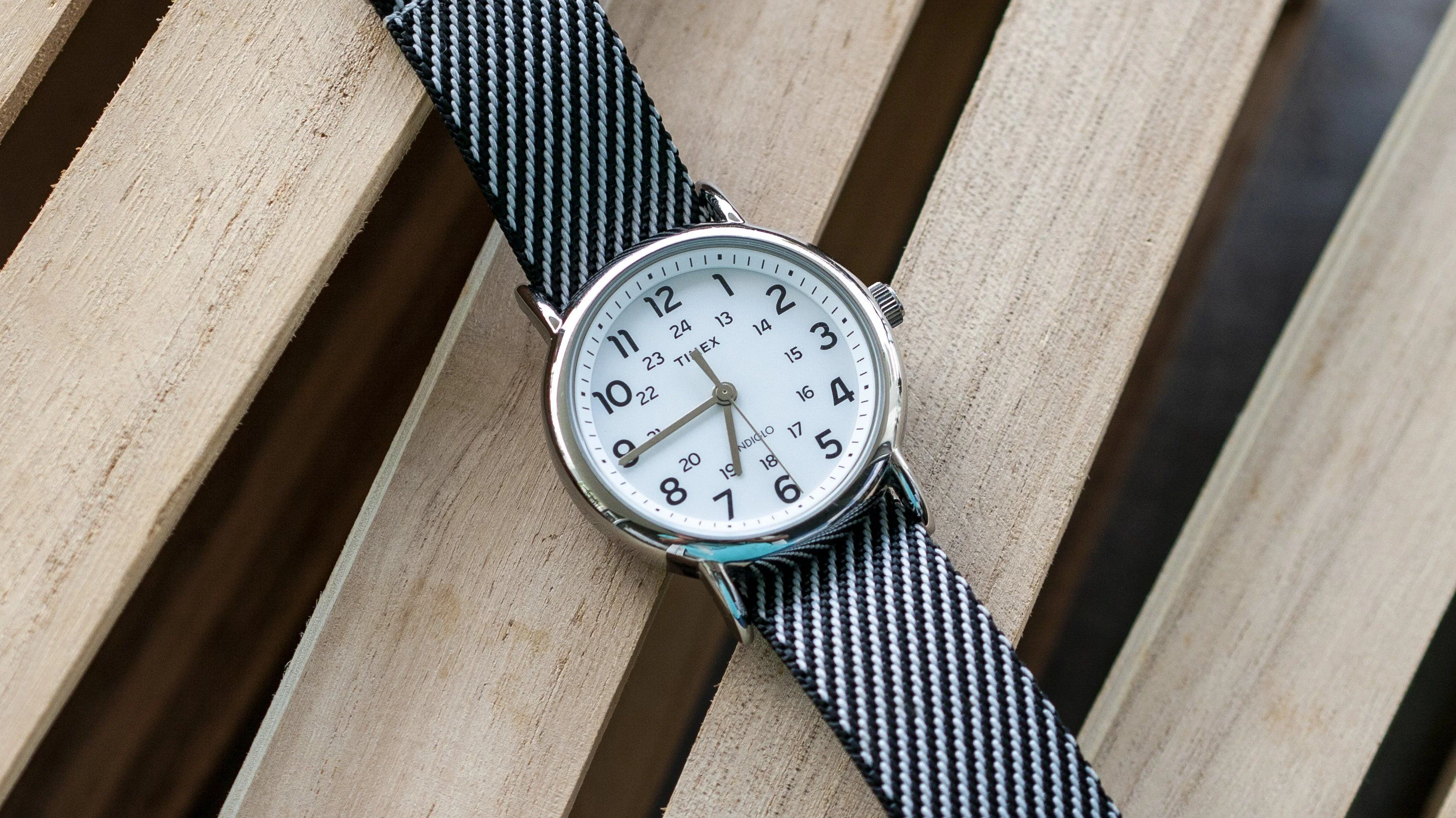Twill Zebra Black Watch Strap - Image 3