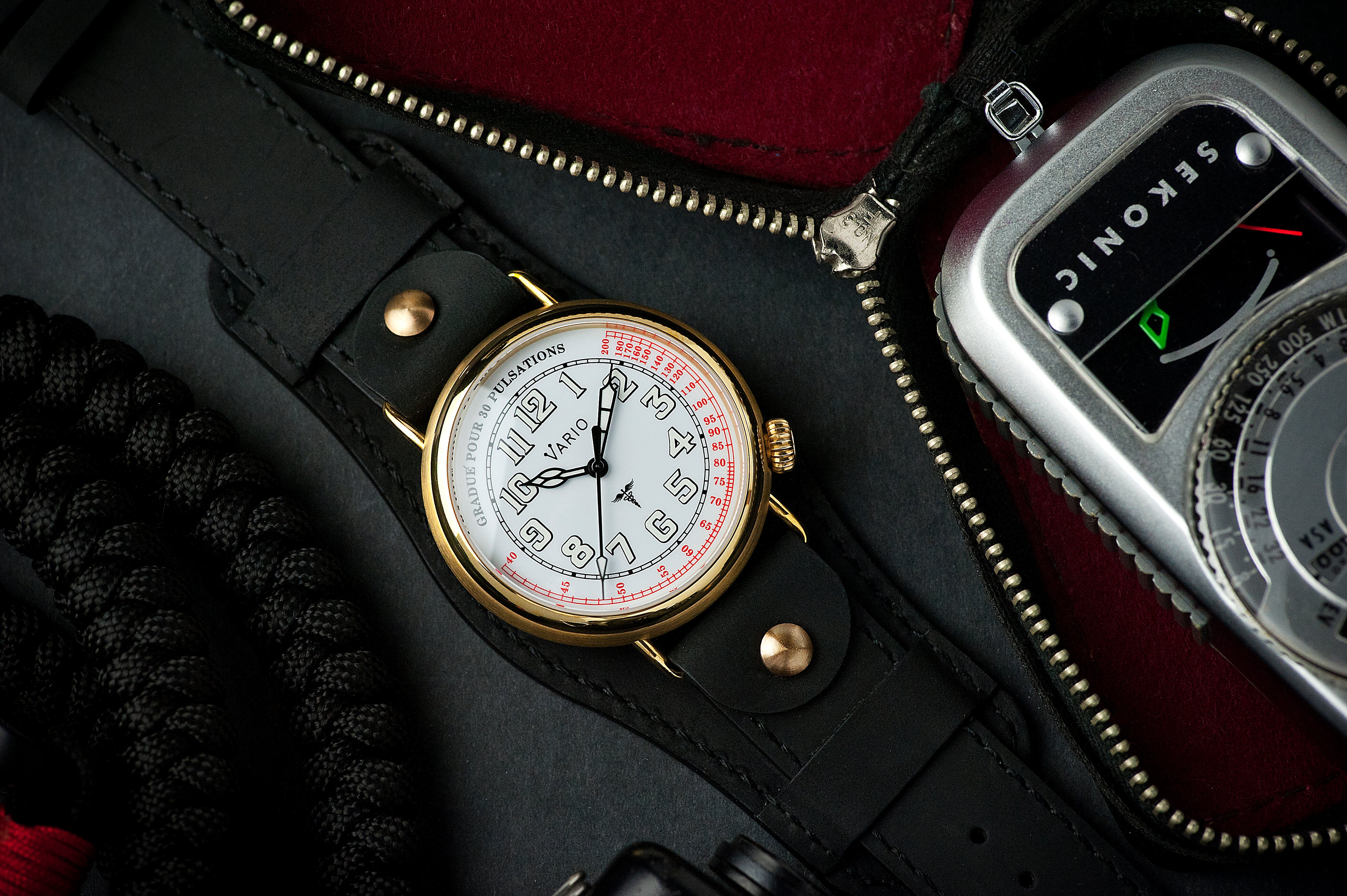 Vario 1918 Medic Brass White Dial with White Lume - Image 4