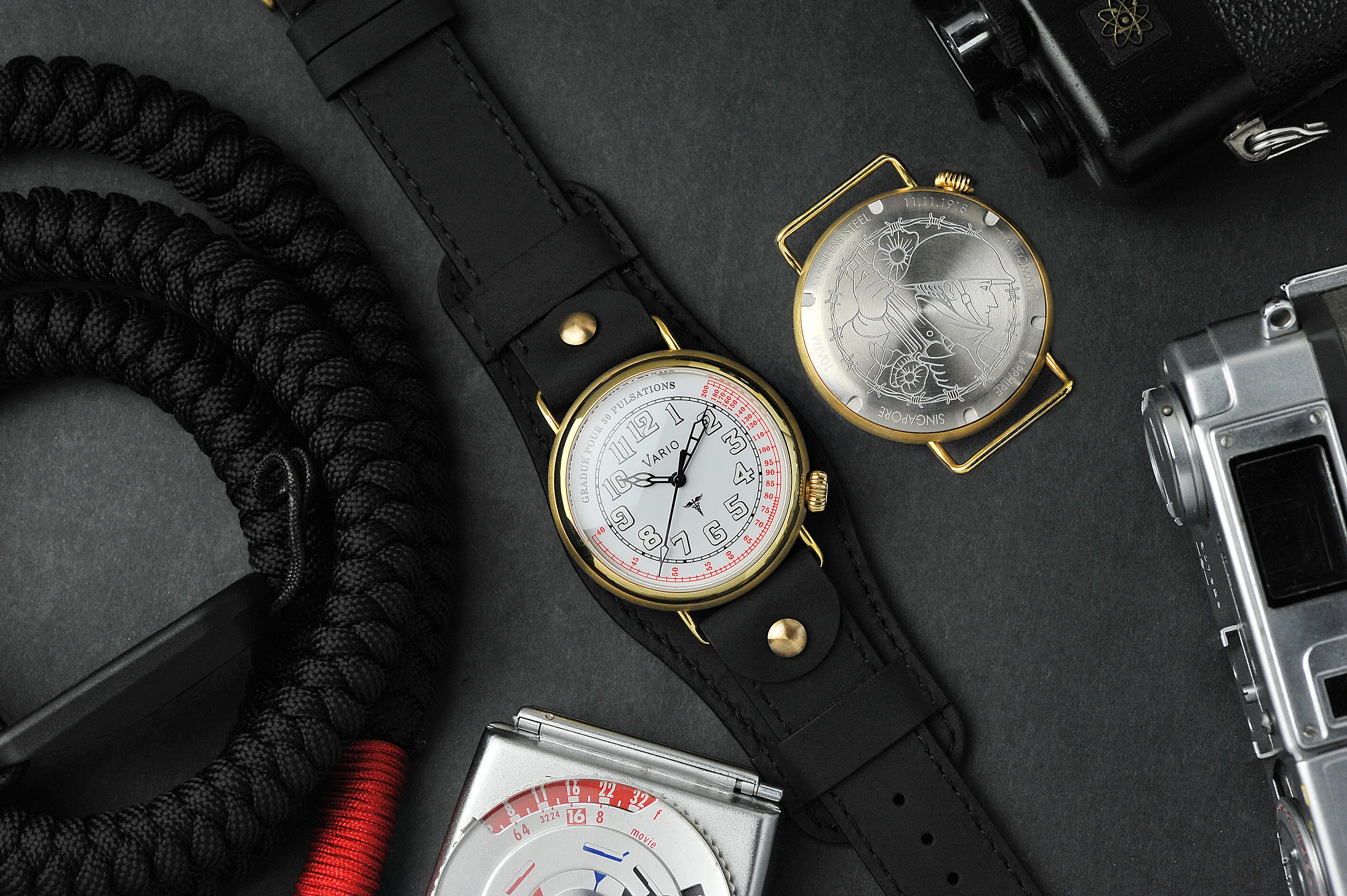 Vario 1918 Medic Brass White Dial with White Lume - Image 5