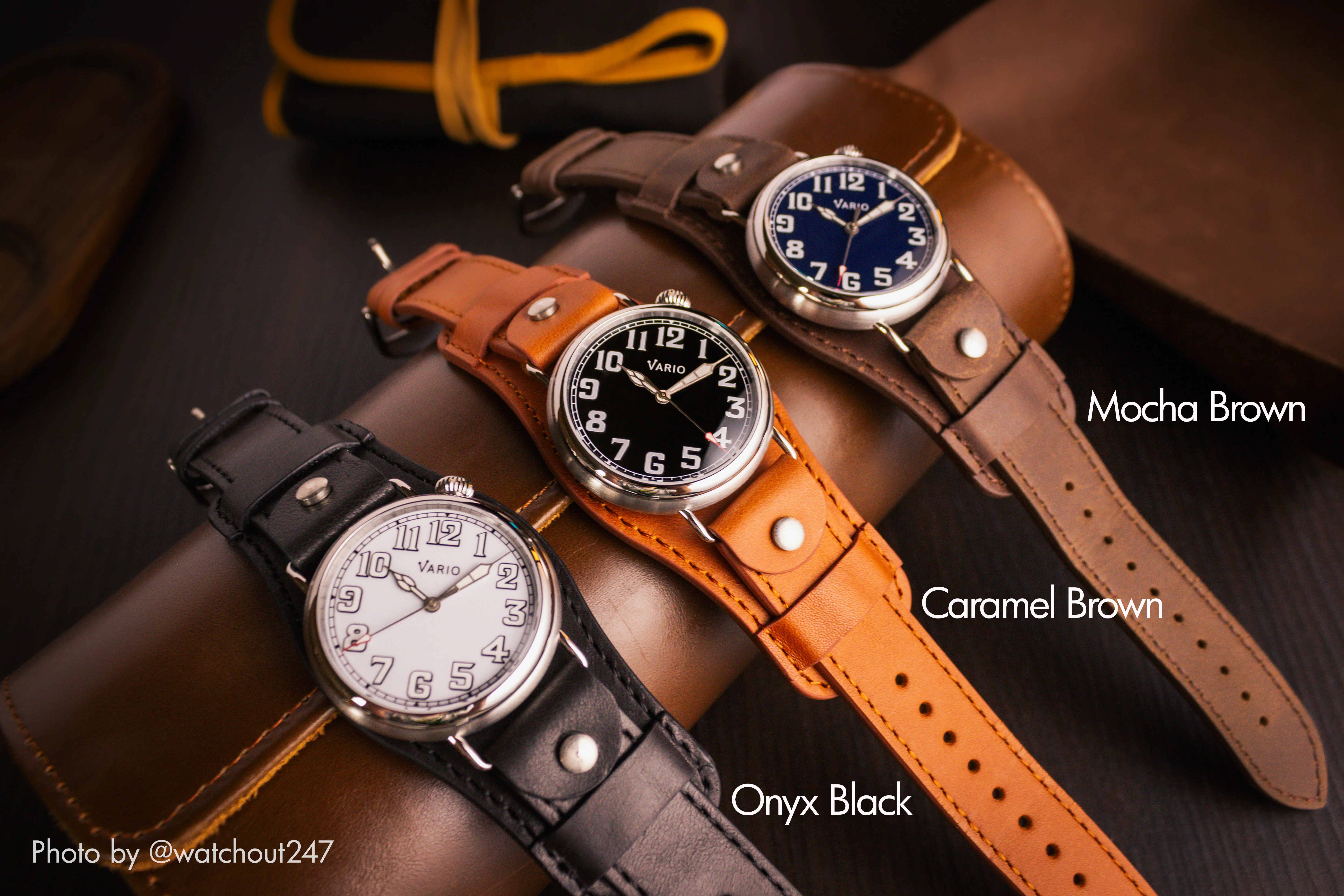 Vario 1918 Pilot Blue Dial with White Lume Watch - Image 10