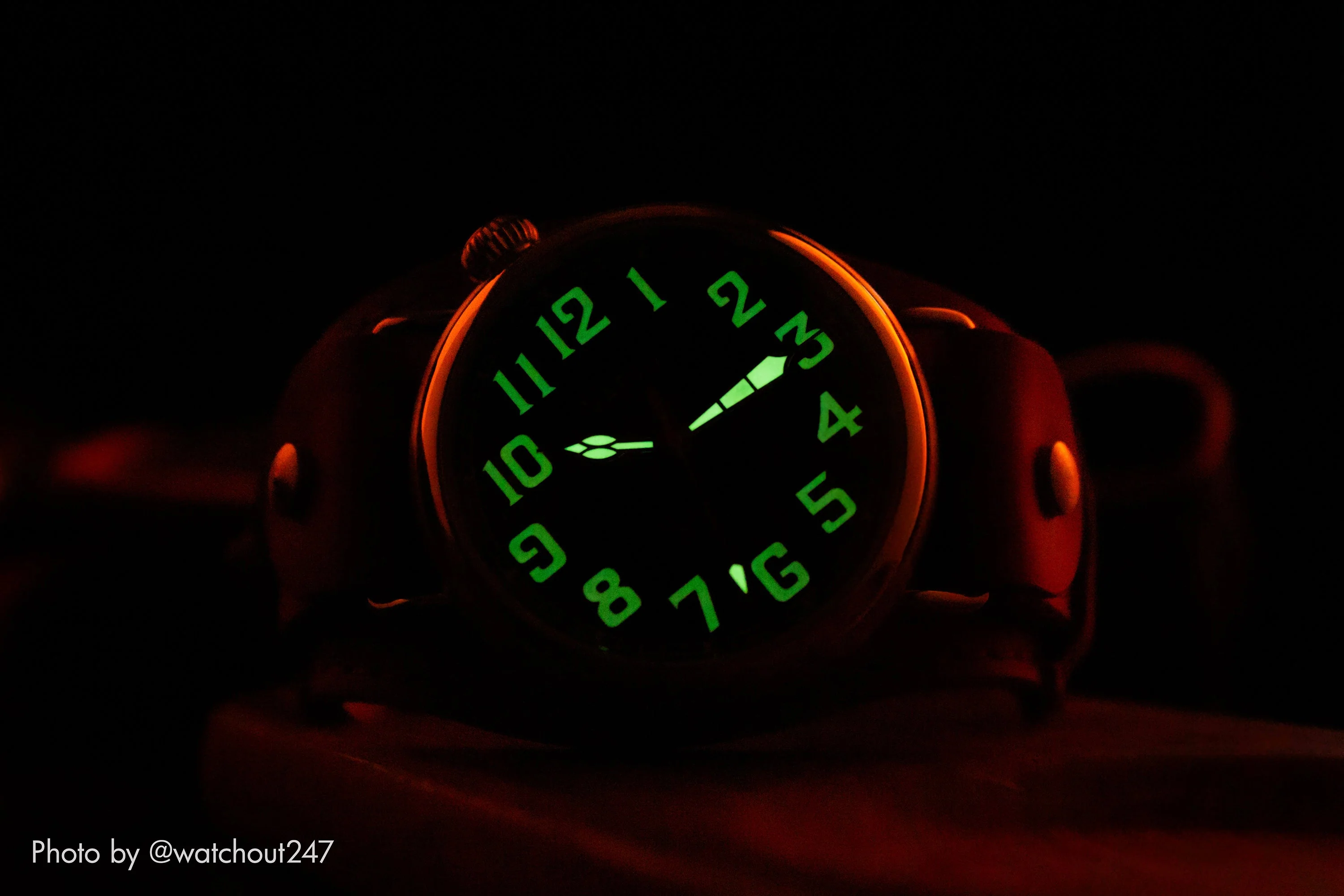 Vario 1918 Pilot Blue Dial with White Lume Watch - Image 5
