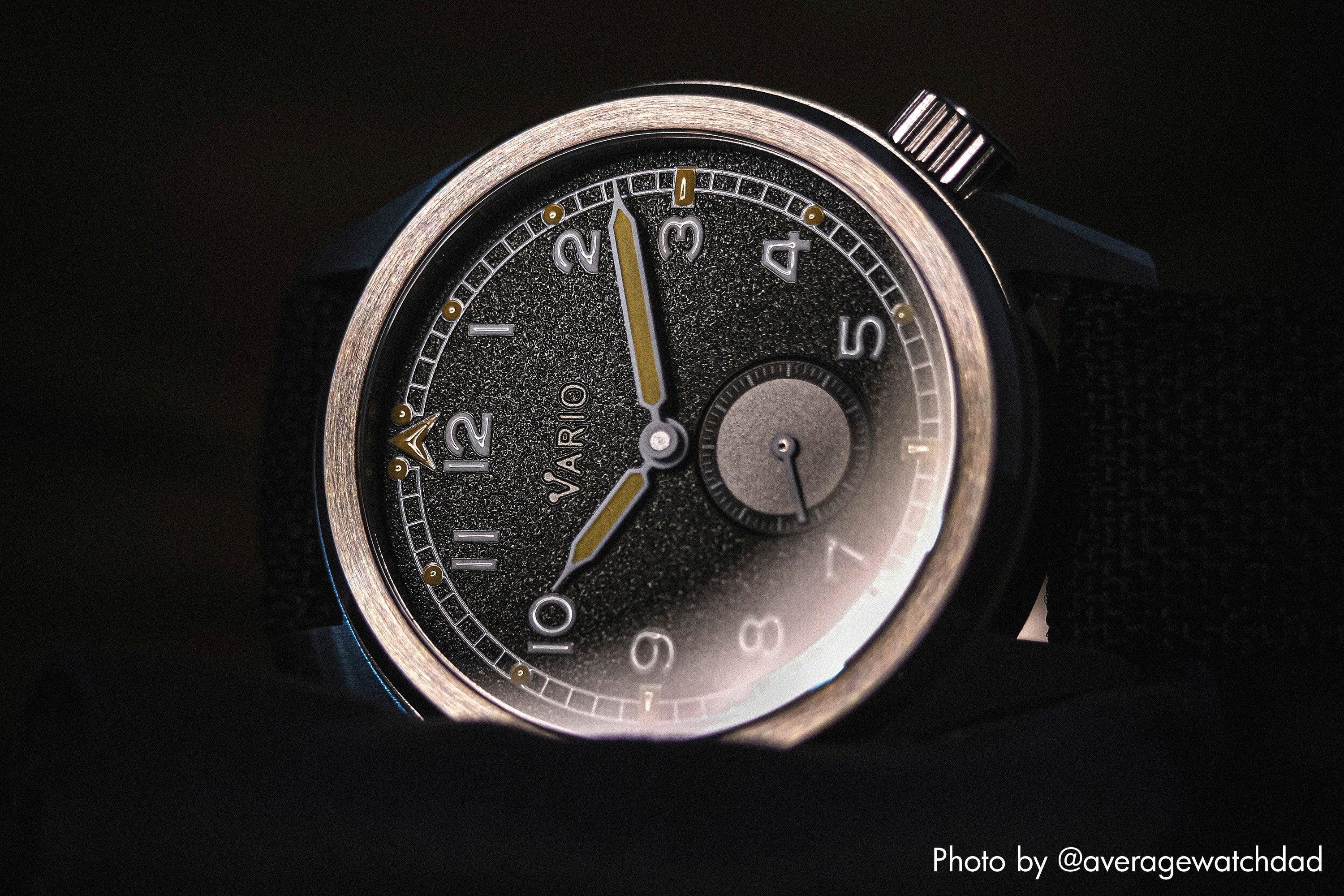 Vario 1945 D12 Raven Black Field Watch - Image 4