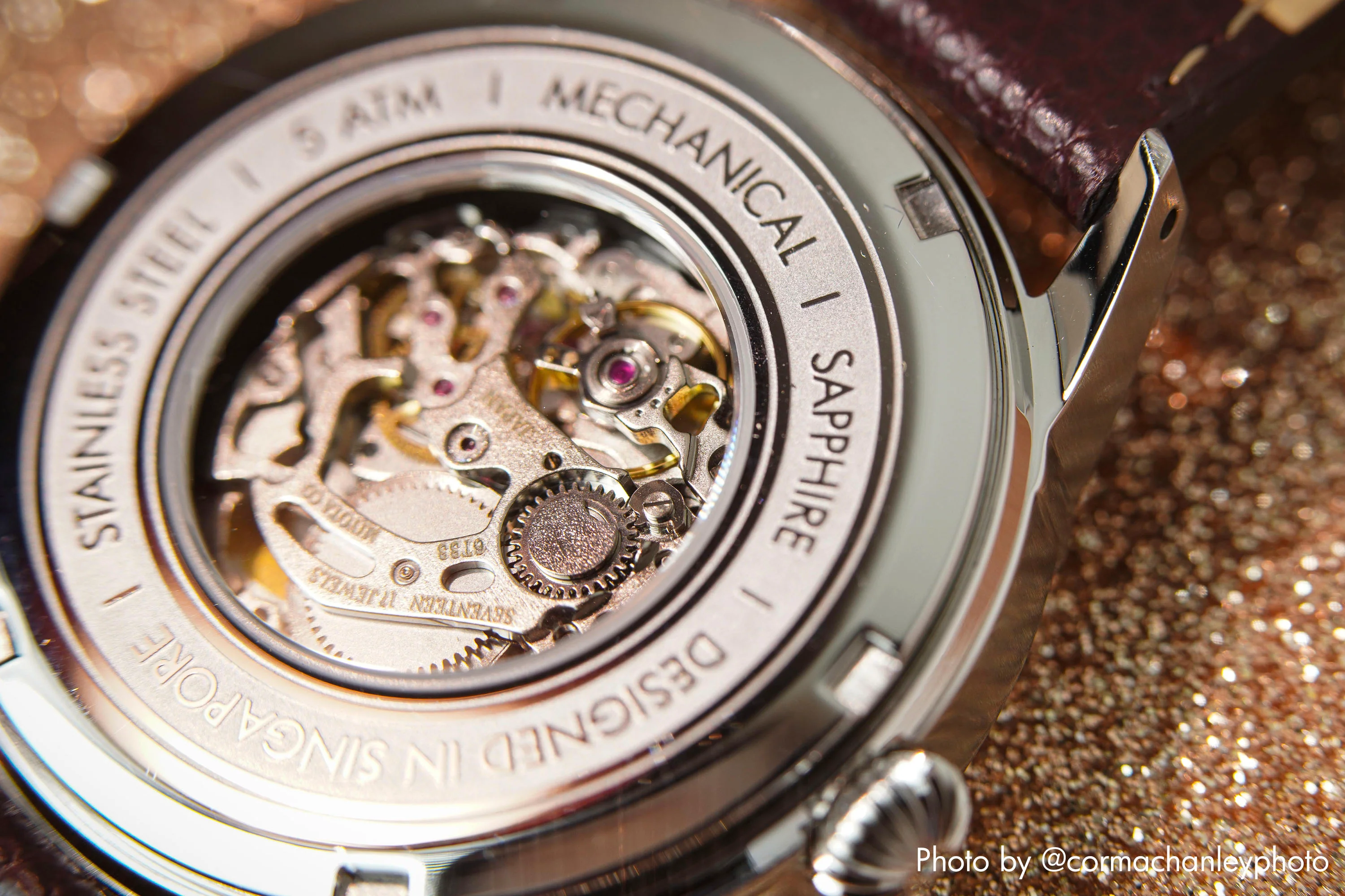 Vario Empire Art Nouveau Outer Red Handwound Dress Watch - Image 6