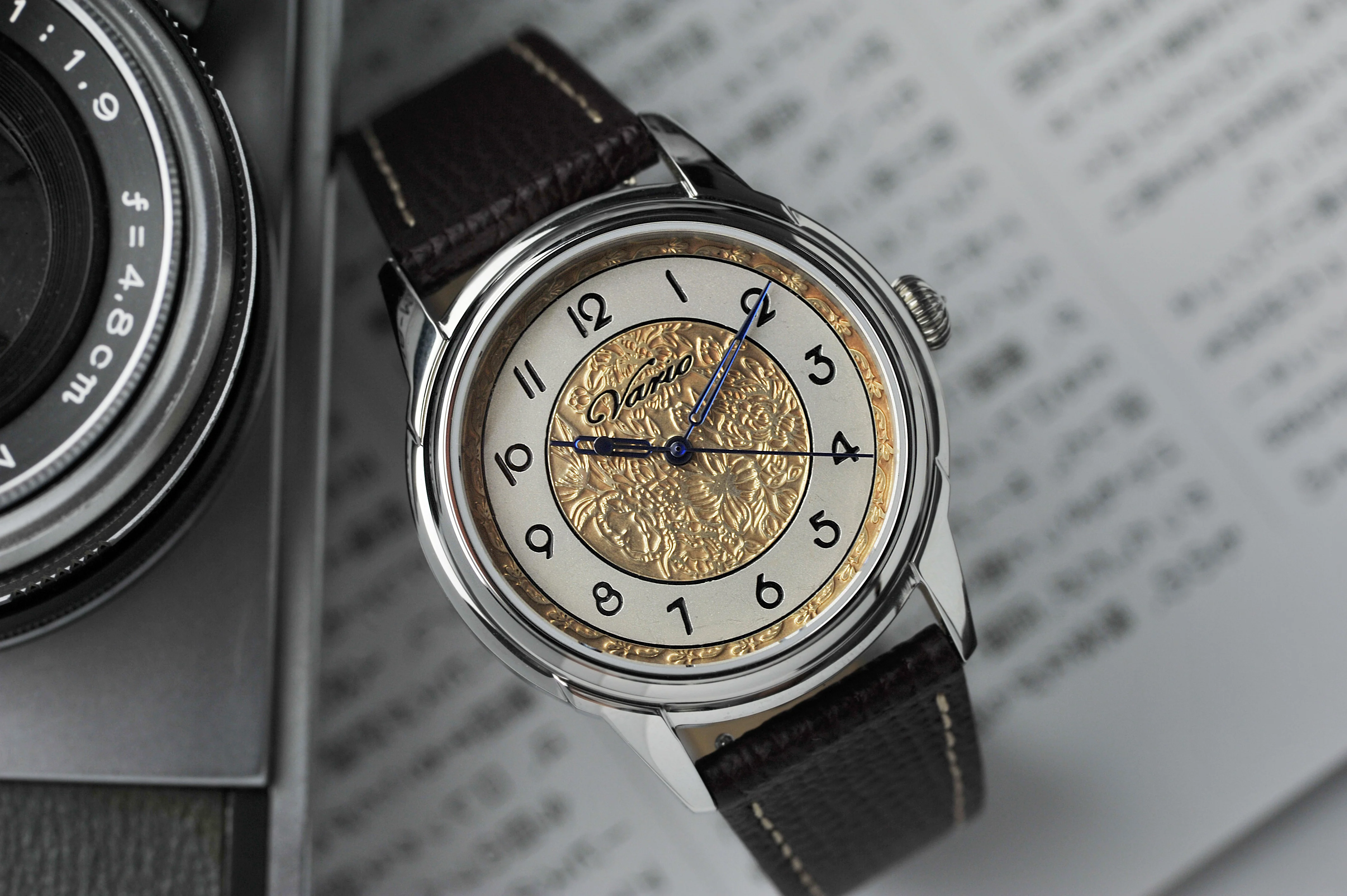Vario Empire Art Nouveau Outer Gold Handwound Dress Watch - Image 4