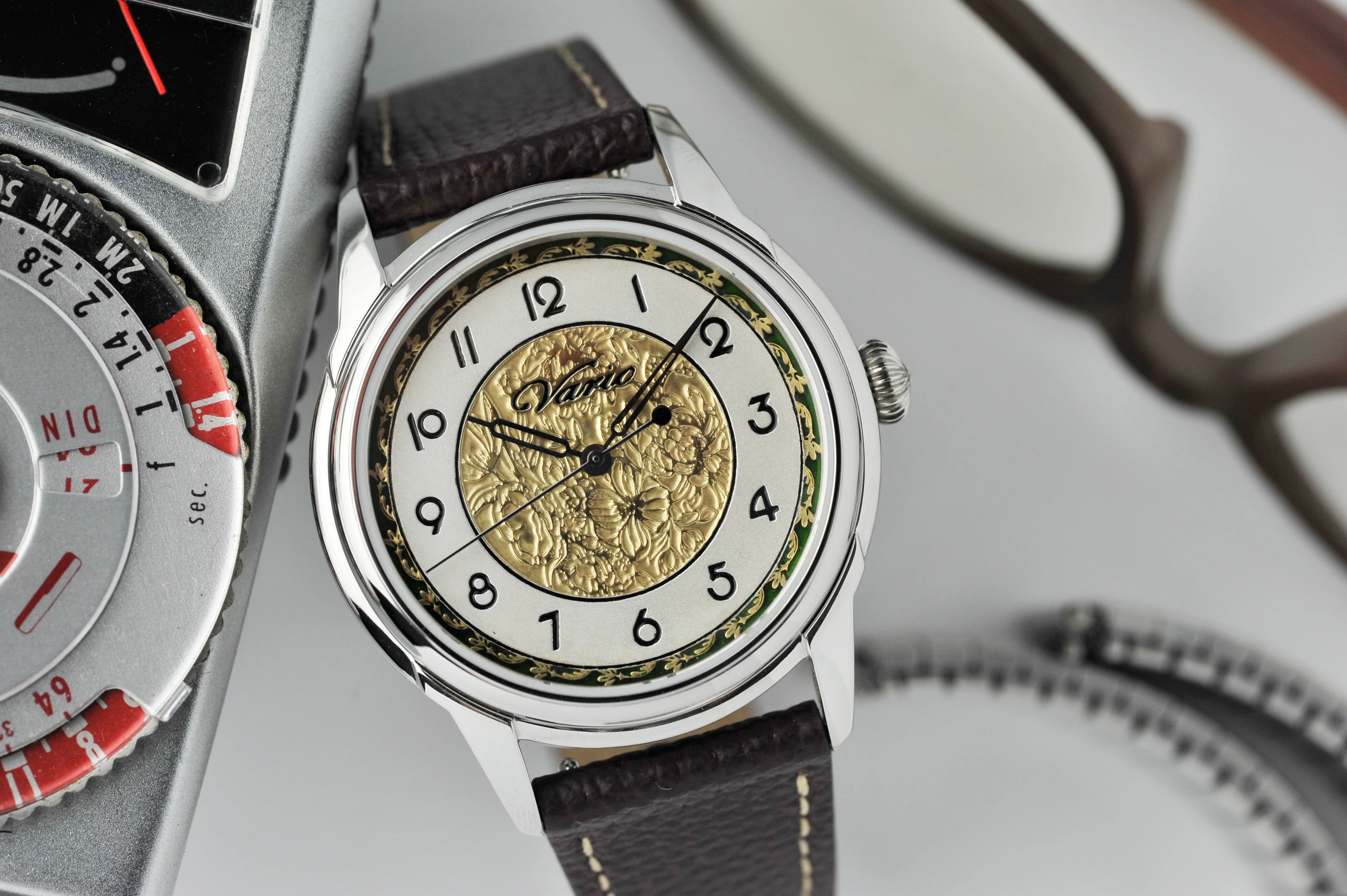Vario Empire Art Nouveau Outer Green Handwound Dress Watch - Image 4