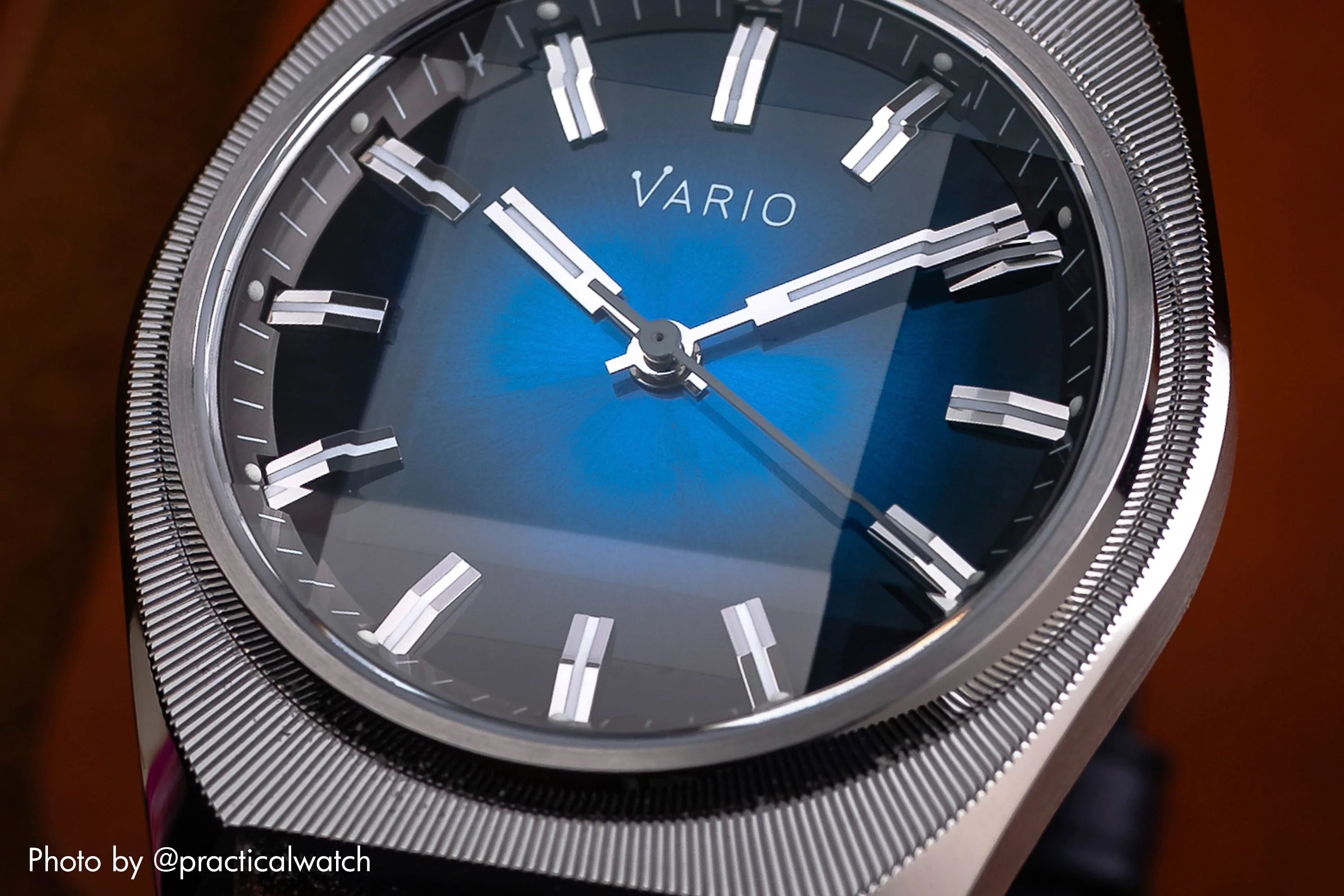 Vario Futurist Watch Sunburst Blue Fume Watch - Image 6