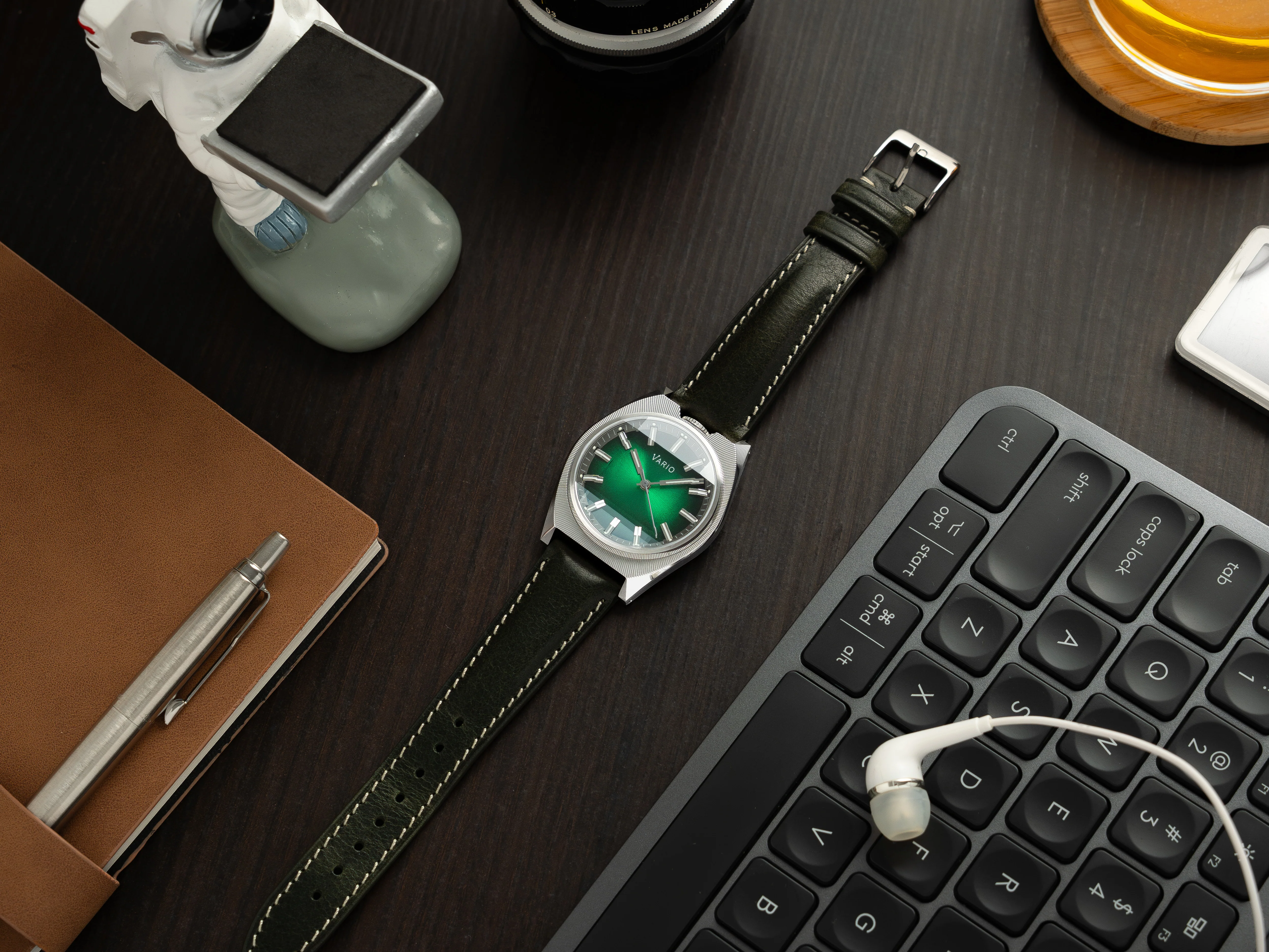 Vario Futurist Watch Sunburst Green Fume Watch - Image 2