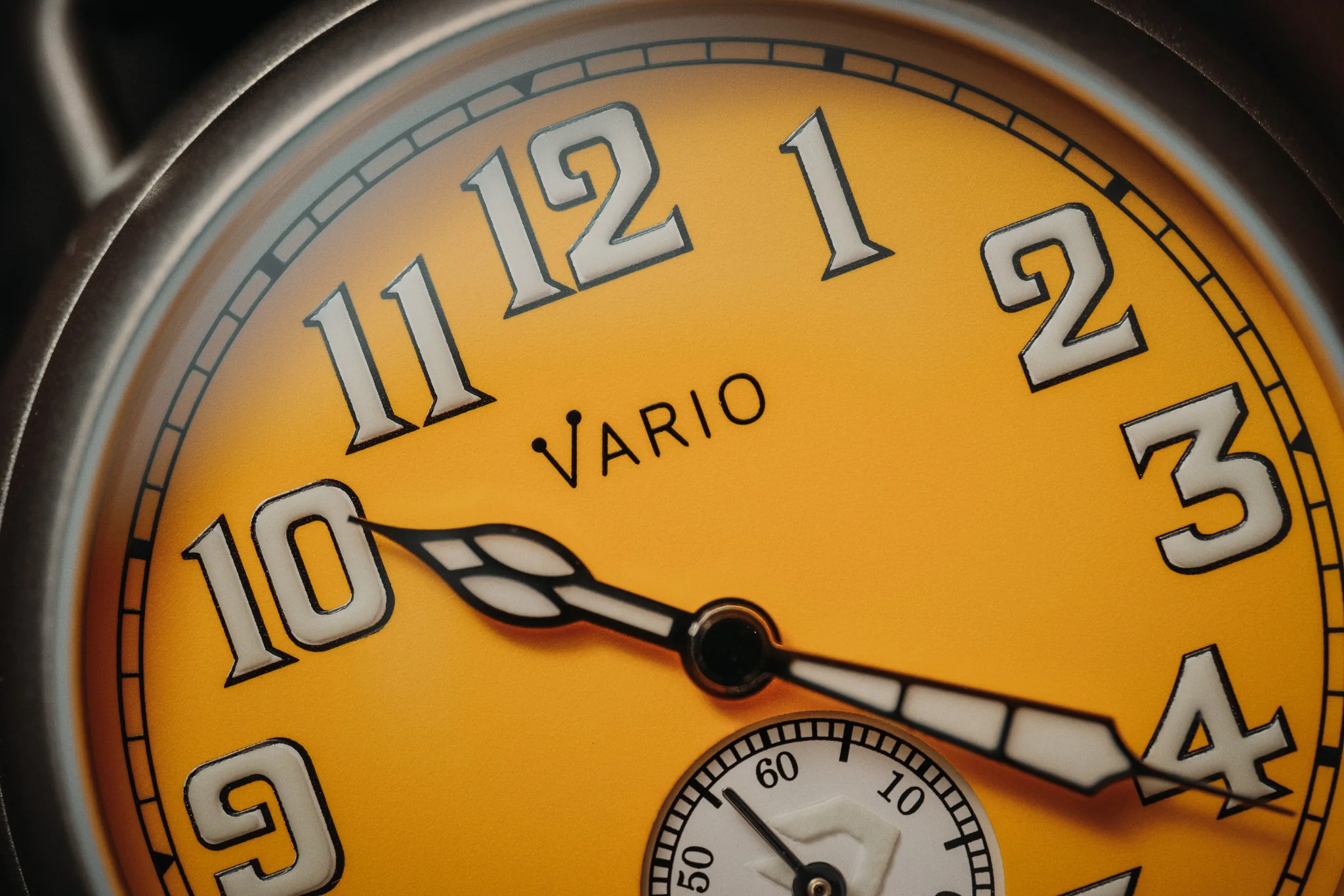 VARIO x RZE UltraHex™ Titanium Trench Medallion Yellow Watch - Image 3